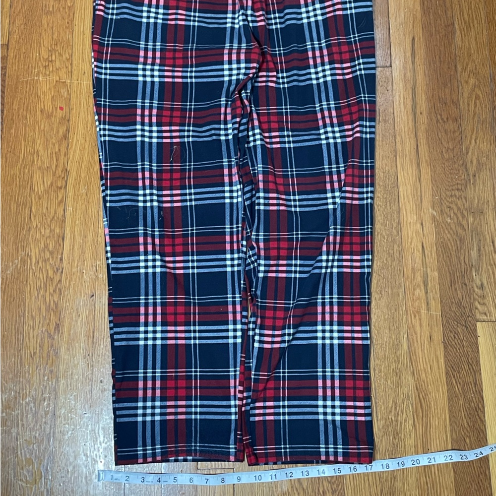 Nautica Blue and Red Plaid Sleepwear